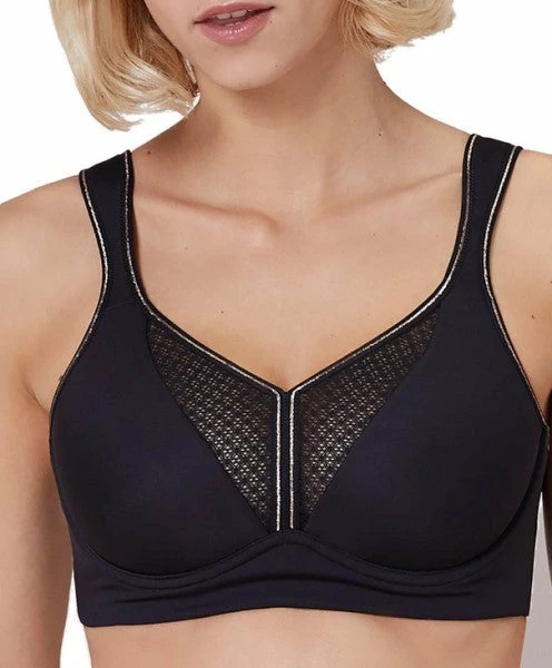 Bras Simone Perele Harmony Black Sports Bra 1SA262 3 Bras Simone Perele Harmony Black Sports Bra 1SA262