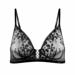 Bras Simone Perele Orphee Black Lace Bra 15S319