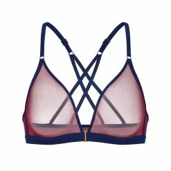 Bras Simone Perele Rosalie Rebel Purple Unlined Bralette Bra 18Y250