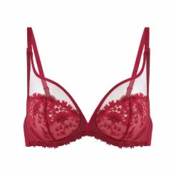 Simone Perele Wish Wine Lace Bra 12B319