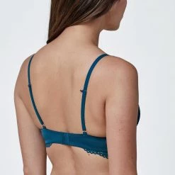 Skarlett Blue Wander Lagoon Lace Unlined Bralette Bra 325194 Bras