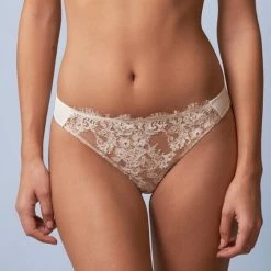 Skarlett Blue Entice White Lace Thong Panty 371143 Bra & Panty Sets
