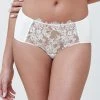 Skarlett Blue Entice White Nylon Brief Panty 378143