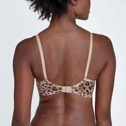 Skarlett Blue Uptown Leopard Print Sheer Bra 324168 Bras