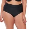 Skye Swimwear Plus Skye Plus Swimwear Solids Waverly Black Bikini Bottom 100831