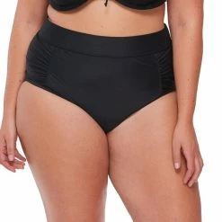 Skye Swimwear Plus Skye Plus Swimwear Solids Waverly Black Bikini Bottom 100831