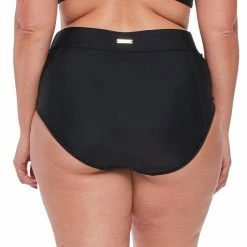 Skye Swimwear Plus Skye Plus Swimwear Solids Waverly Black Bikini Bottom 100831