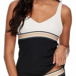 Skye Swimwear Reg Skye Swimwear Meghan Black Tankini Top 64885