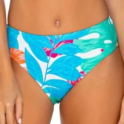 Sunsets Swimwear Tropicalia Print Basic Bikini Bottom 25B