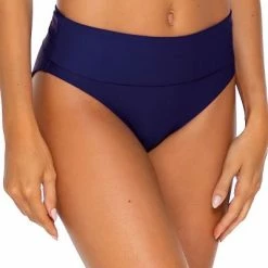Sunsets Swimwear Hannah Indigo High Waist Bikini Bottom 33B