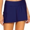 Sunsets Swimwear Sporty Navy Skirted Bikini Bottom 40B