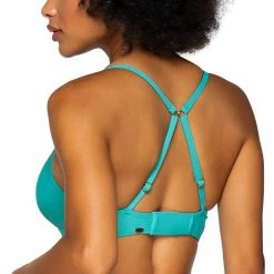 Sunsets Swimwear Kauai Seaside Aqua Keyhole Bikini Top SU54 8 Sunsets Swimwear Kauai Seaside Aqua Keyhole Bikini Top SU54