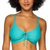 Sunsets Swimwear Kauai Seaside Aqua Keyhole Bikini Top SU54