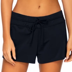 Sunsets Swimwear Escape Black Laguna Swim Short 345B