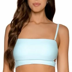 Swimsystems Swim Systems Swimwear Bailey Mineral Bandeau Bikini Top T522