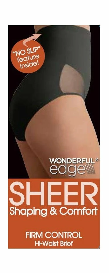 TC Fine Shapewear Black Sheer High Brief 4225 Panties 4 TC Fine Shapewear Black Sheer High Brief 4225 Panties