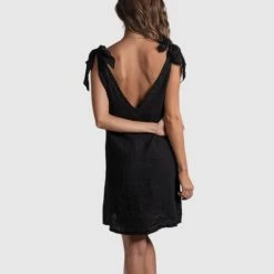 Aquavita Swimwear Telma Black Dress Cover Up SP214900