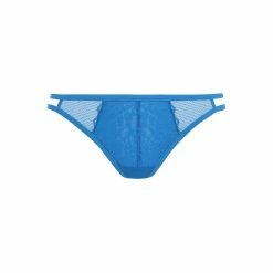 Freya Temptress Med Blue Lace Brazilian Panty 400171 9 Freya Temptress Med Blue Lace Brazilian Panty 400171