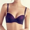 The Little Bra Company Jeanne Black Mauve Push Up Bra W001 Bras