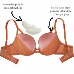 The Little Bra Company Vivienne Copper Push Up Bra Z002 Bras