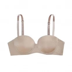 The Little Bra Company Sascha Warm Taupe Smooth Strapless Push Up Bra F001S Bras