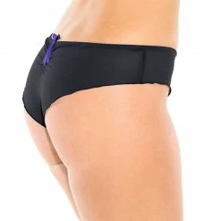 Fit Fully Yours Nicole Black Cobalt Tanga Thong Panty U2275