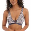 Freya Wildside Animal Print No Wire Bralette Bra 401217 Bras 2 Freya Wildside Animal Print No Wire Bralette Bra 401217 Bras