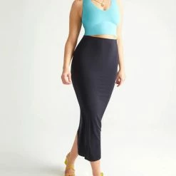 Bras Yummie Claudia Aqua Comfortably Curved Longline Seamless Bralette Bra YD5-052 9 Bras Yummie Claudia Aqua Comfortably Curved Longline Seamless Bralette Bra YD5-052