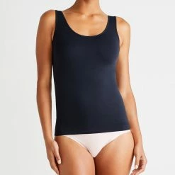 Yummie Non Shaping Black 2 Way Seamless Tank YD5-060 PJS & Lounge