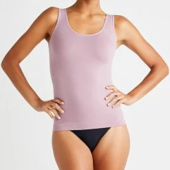 Yummie Non Shaping Elderberry Lack 2 Way Seamless Tank YD5-060