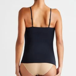 Yummie Non Shaping Simply Soft Black Seamless Cami YD5-061
