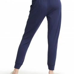 Yummie Lounge French Terry Eclipse Blue Slim Leg Jogger YL2-072 PJS & Lounge