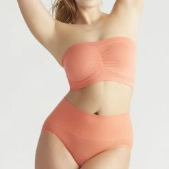 Yummie Outlast Ultralight Peach Echo Shaping Brief Panty YT5-158 Bra & Panty Sets