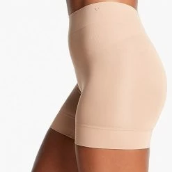 Yummie Bria Comfortably Curved Shaping Short Almond Shapewear YT5-269 Thigh Chafing