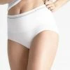 Yummie Cotton Seamless Shaping Brief White Shapewear YT5-179 Panties