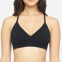 Yummie Emmie Black T-Back Wireless Bralette Bra YT5-131 Bras