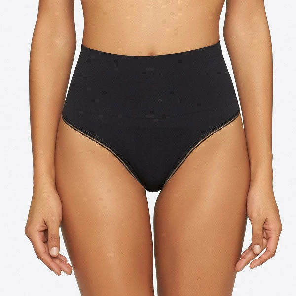 Yummie Outlast Ultralight Black Shaping Thong Panty YT5-160 Panties 3 Yummie Outlast Ultralight Black Shaping Thong Panty YT5-160 Panties