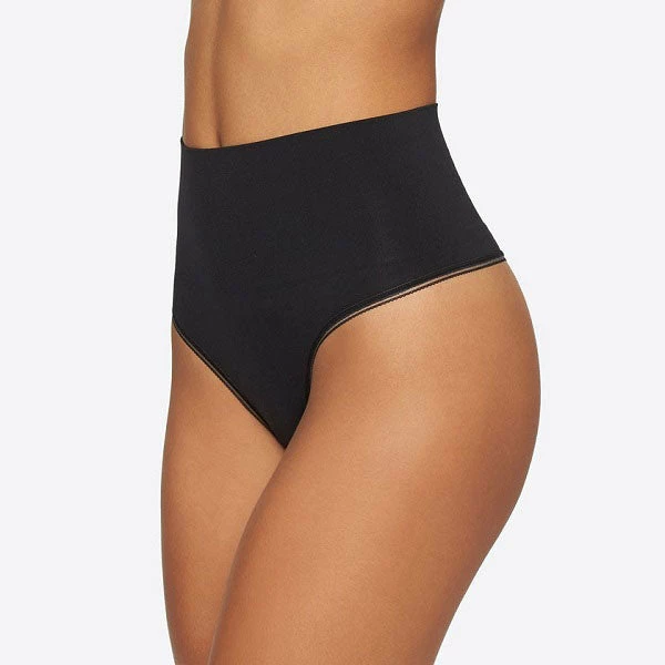 Yummie Outlast Ultralight Black Shaping Thong Panty YT5-160 Panties 4 Yummie Outlast Ultralight Black Shaping Thong Panty YT5-160 Panties