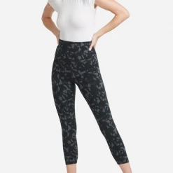 Yummie Gloria Heather Charcoal Camo Cotton Shaping Legging YT2-536 Sets & Separates
