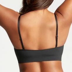 Yummie Kimia Smooth Solutions Black Unlined Bralette Bra YD7-004