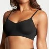 Yummie Kimia Smooth Solutions Black Unlined Bralette Bra YD7-004