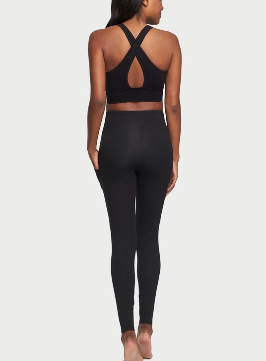 Yummie Rachel Black Cotton Stretch Shaping Legging YT5-530 5 Yummie Rachel Black Cotton Stretch Shaping Legging YT5-530