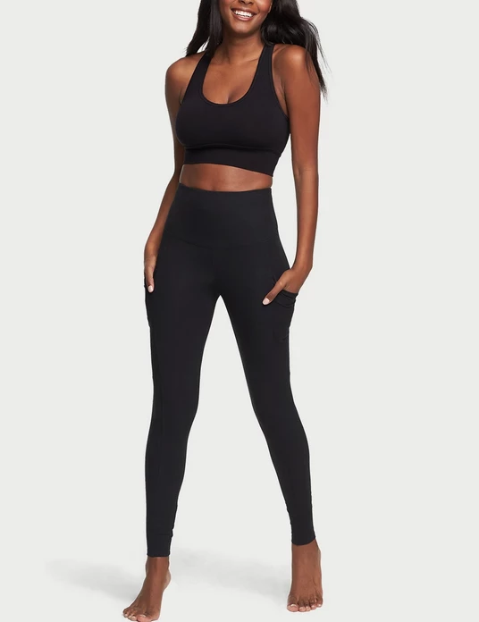 Yummie Rachel Black Cotton Stretch Shaping Legging YT5-530 3 Yummie Rachel Black Cotton Stretch Shaping Legging YT5-530