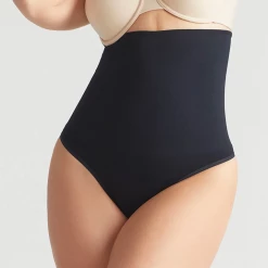 Yummie Shapewear Seamless Solutions Basic Colors High Waist Thong Shaper YT5-341