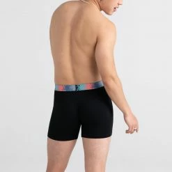 Saxx Ultra Black Tech Boxer Brief Underwear BB30F