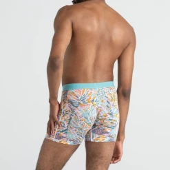 Saxx Vibe Butterfly Palm Multi Modern Fit Boxer Brief Mens Underwear BM35