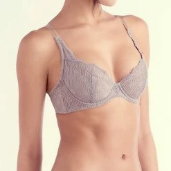 Bras The Little Bra Company Charlie Silver Champagne Push Up Bra LBD02