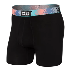 Saxx Ultra Black Tech Boxer Brief Underwear BB30F
