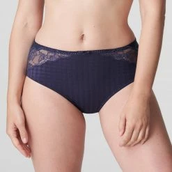 Bra & Panty Sets Prima Donna Madison Blue Bijou High Waist Brief Panty 0562126