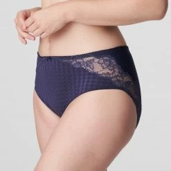 Bra & Panty Sets Prima Donna Madison Blue Bijou High Waist Brief Panty 0562126